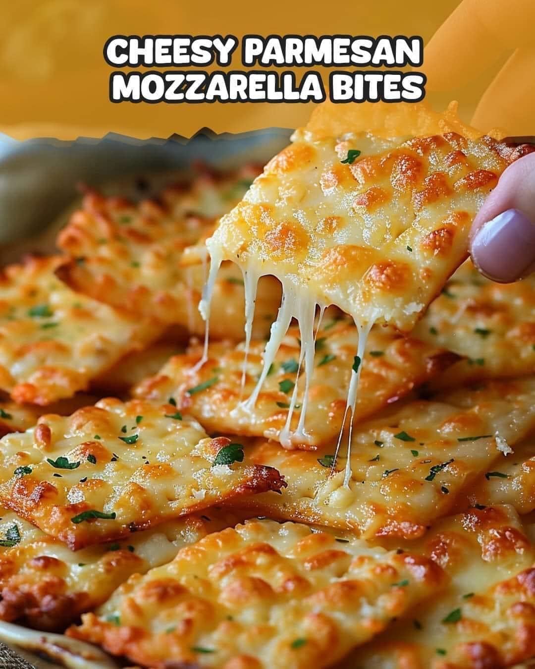 CHEESY PARMESAN MOZZARELLA BITES - Junior Daily Recipes