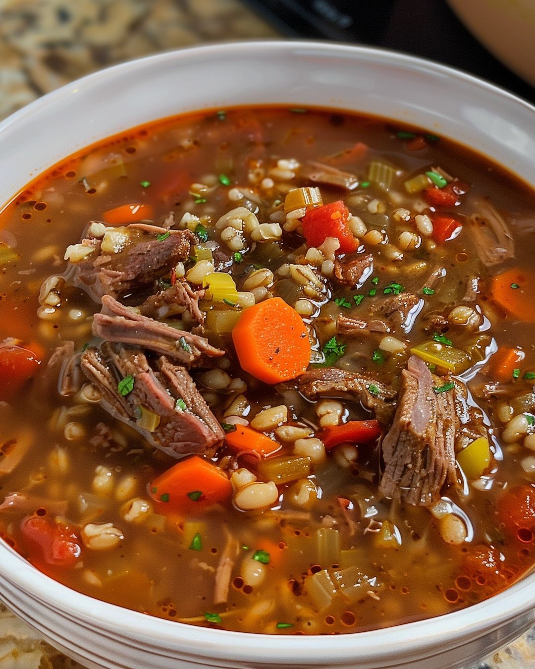 Beef and Barley Soup Junior Daily Recipes