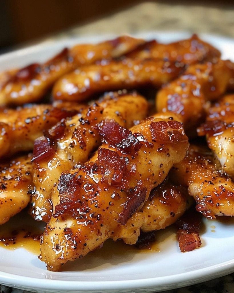 Bacon Brown Sugar Chicken Tenders Junior Daily Recipes